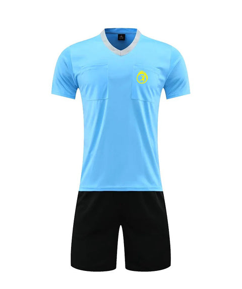 Athletic Uniforms Men Referee Uniforms Soccer Football Jerseys Shorts Shirts Suit Thailand Clothes Judge Sportswear