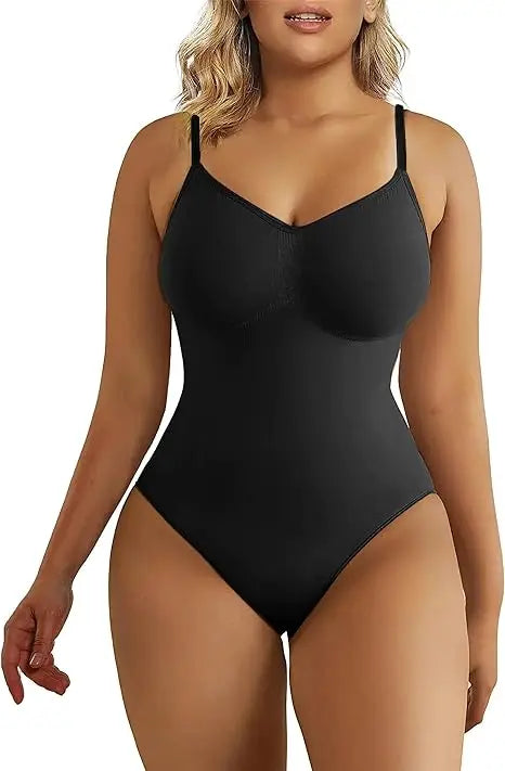 LANFEI Women Body Shapers Strap Bodysuits Compression Body Suits Open Crotch Shapewear Slimming Bodysuit