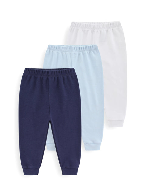 Clevvets 1/3 Pcs Infantwear Infants' trousers Four Seasons Fashion Solid 100%Cotton Baby Boy Girl Pants Soft 100%Cotton Infants Trousers Accessories
