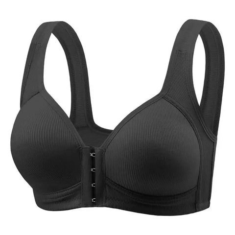 LANFEI Women Bras Post Surgical surgery Front Open Full Support Recovery Bra non-padded wire free Post Breast Augmentation Operative bra