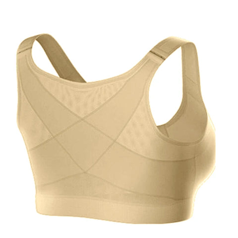 LANFEI Women Bras Post Surgical surgery Front Open Full Support Recovery Bra non-padded wire free Post Breast Augmentation Operative bra