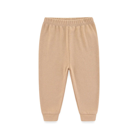 Clevvets 1/3 Pcs Infantwear Infants' trousers Four Seasons Fashion Solid 100%Cotton Baby Boy Girl Pants Soft 100%Cotton Infants Trousers Accessories