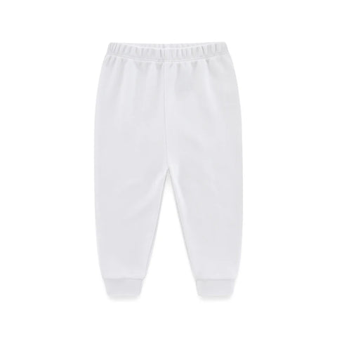 Clevvets 1/3 Pcs Infantwear Infants' trousers Four Seasons Fashion Solid 100%Cotton Baby Boy Girl Pants Soft 100%Cotton Infants Trousers Accessories