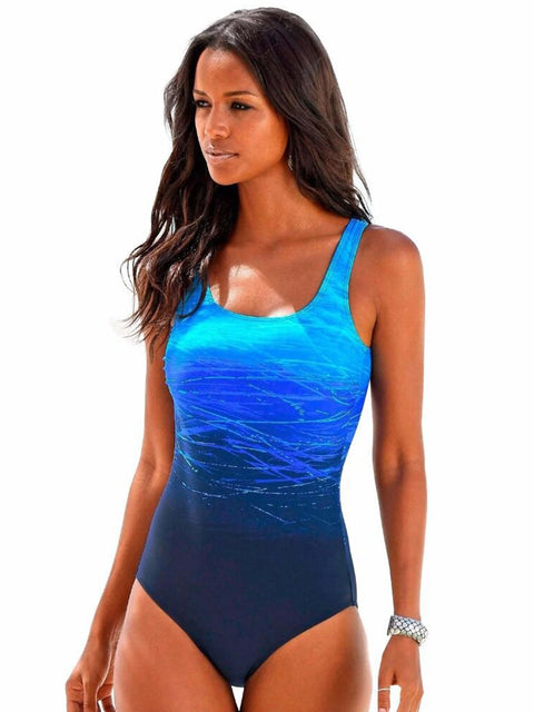 Clevvets Swimming Costumes Sport One Piece Swimsuit for Women Cross Backless Swimwear Monokini Plus Size Bathing Suit Swimming Suit Bathers