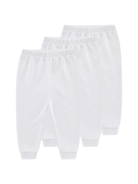 Clevvets 1/3 Pcs Infantwear Infants' trousers Four Seasons Fashion Solid 100%Cotton Baby Boy Girl Pants Soft 100%Cotton Infants Trousers Accessories