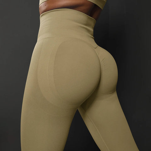 LANFEI Yoga Pants Leggings Women Seamless Push Up Sport Leggings Fitness Running Hip Lift Yoga Pants Highly Elastic Gym Leggings
