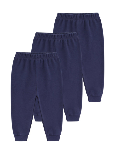 Clevvets 1/3 Pcs Infantwear Infants' trousers Four Seasons Fashion Solid 100%Cotton Baby Boy Girl Pants Soft 100%Cotton Infants Trousers Accessories