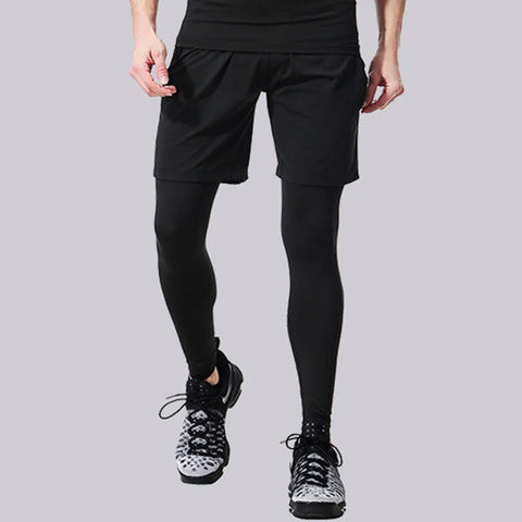 Men Athletic Tights Compression Sport Pants Quick Dry Fitness Gym Tights Running Leggings Training Sport Tights Basketball Man Football Clothes