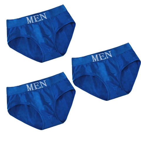 LANFEI Men's Briefs Underwear Sexy Man Panties MEN Letter Underpants Breathable Comfortable Male Bikini Shorts Black Blue Red