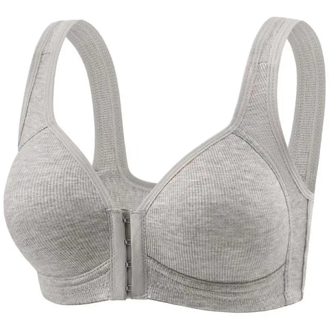 LANFEI Women Bras Post Surgical surgery Front Open Full Support Recovery Bra non-padded wire free Post Breast Augmentation Operative bra