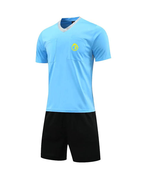 Athletic Uniforms Men Referee Uniforms Soccer Football Jerseys Shorts Shirts Suit Thailand Clothes Judge Sportswear