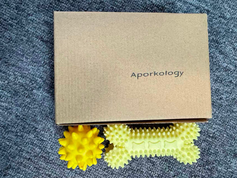 Aporkology Carllg Dog Chew Toys for Aggressive Chewers, Indestructible Tough Durable Squeaky Interactive Dog Toys