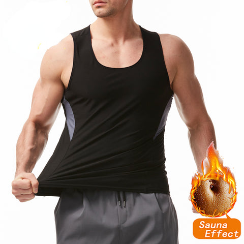 Men Shapewear Waist Trainer Vest Hot Sauna Suits Thermo Sweat Tank Tops Body Shaper Slimming Weight Loss Workout Shirt by NINGMI