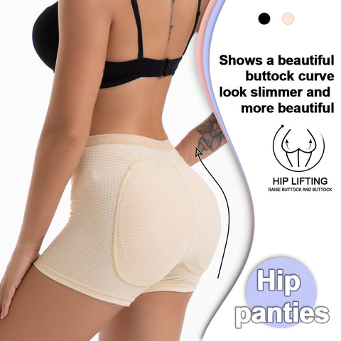 Women Hip Butt Padded Panty Waist Trainer Body Shaper Panties Butt Lifter Slim Push Up Shapers Hip Enhancer Fake Ass Pant by NINGMI