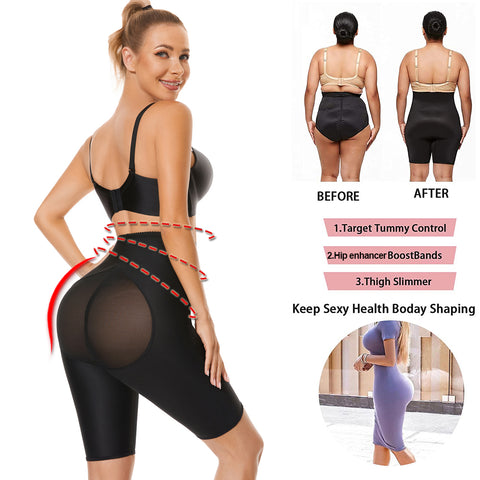Body Shaper Shorts for Women High Waisted Slimming Panties Weight Loss Panty Tummy Control Shapewear Seamless Underwear by NINGMI