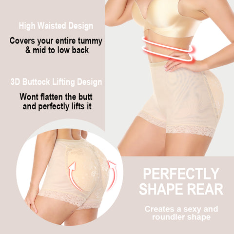 Women Butt Lifter Control Panties Body Shaper Slimming Underwear Women Tummy Control Hip Enhancer Paded Panty by NINGMI
