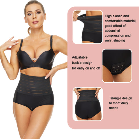 Maternity Waist Trainer Body Shaper Underwear High Waist Slimming Butt Lifter Thong Weight Loss Seamless Women Panties by NINGMI