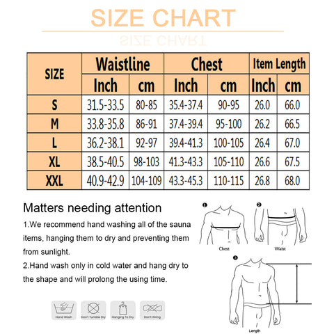 Gym Sauna Shirt Neoprene Sauna Vest Body Shaper Slimming Waist Trainer for Men Sport Top Shapewear Zipper Jacket by NINGMI
