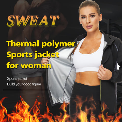 Women Body Shaper Sauna Shirt for Weight Loss Waist Trainer Sweat Shirt Fitness Fat Burning Sauna Jecket by NINGMI
