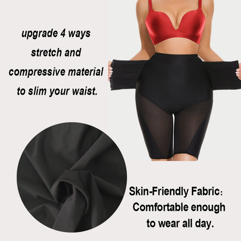 Body Shaper Shorts for Women High Waisted Slimming Panties Weight Loss Panty Tummy Control Shapewear Seamless Underwear by NINGMI