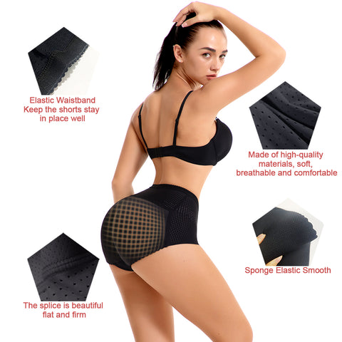 Fake Ass Seamless Women Body Shaper Slimming Panties Shapewear Hip Enhancer Booty Pad Push Up Butt Lifter Pant Underwear by NINGMI