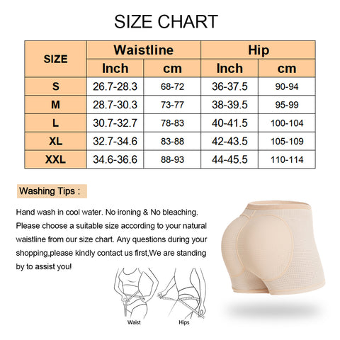 NINGMI Women Butt Lifter Padded Shapewear Enhancer Control Panties Body Shaper Underwear