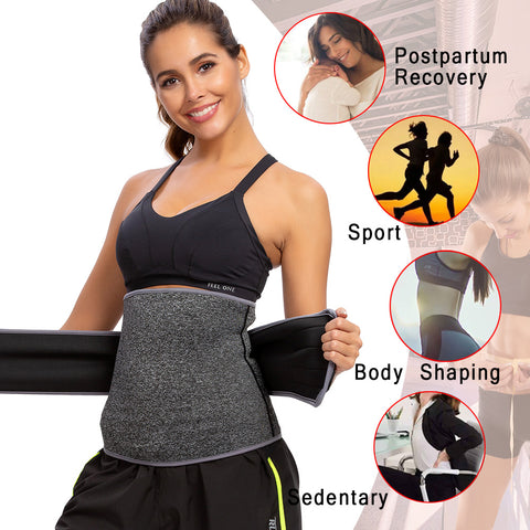 Women Hot Neoprene Waist Trainer Belt Body Shaper Slimming Corset Suana Sweat Waisted Trimmer Modeling Girdles by NINGMI