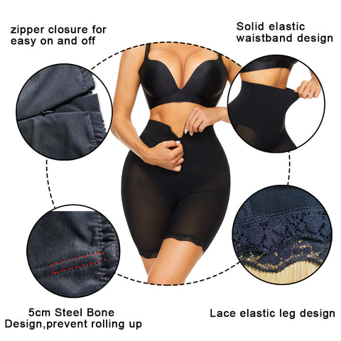 Women Butt Lifter High Waist Tummy Control Panties Body Shapewear Panty Body Shaper Panties Slimming Underwear by NINGMI