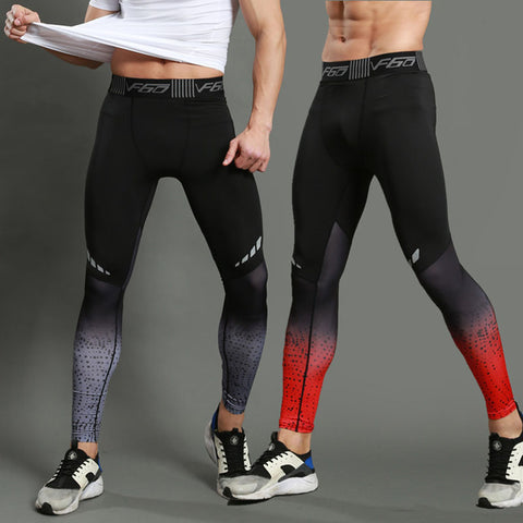 NINGMI Running  Athletic Tights Soccer Trousers Tracksuit Marathon Running Pants Men Running Tights Compression Basketball Tights