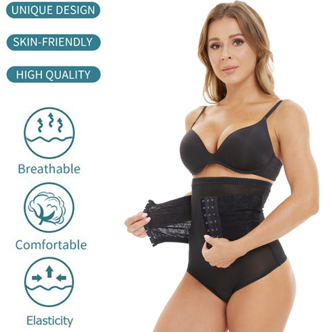 Breathable Seamless Body Shaper Panties Women Tummy Control Postpartum Underwear Maternity Slim Waist Trainer Bodysuit by NINGMI
