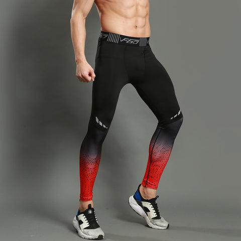 NINGMI Running  Athletic Tights Soccer Trousers Tracksuit Marathon Running Pants Men Running Tights Compression Basketball Tights