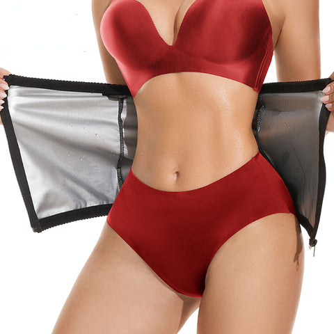 Waist Trainer Belt for Women Slimming Belt for Weight Loss Fat Burning Sweat Waist Band Waist Trimmer by NINGMI