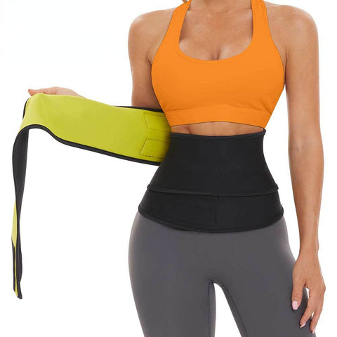 Sauna Band for Women Waist Trainer Weight Loss Waist Cincher Belly Control Belt Slimming Wrap Body Shaper Sweat Gridle by NINGMI