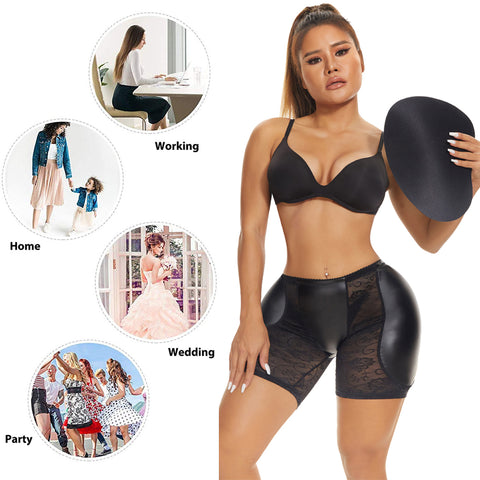 Butt Lifter Shapewear Panties for Women Hip Pad Shaper Panties Sexy Body Shaper Push Up Panties Hip Shapewear Panties by NINGMI