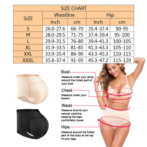 NINGMI Women Butt Lifter Shapewear Briefs Seamless Padded Hip Enhancer Underwear