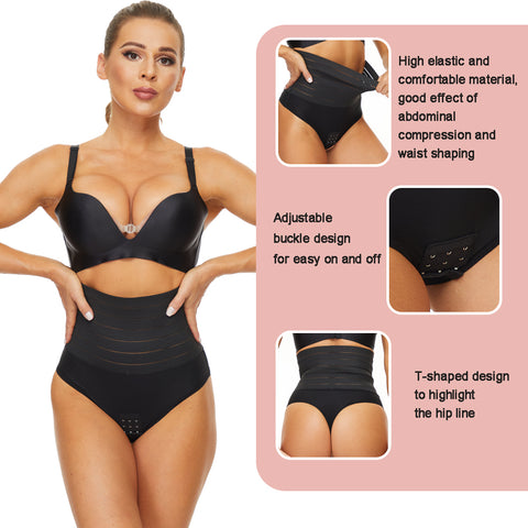 Hook Control Shapewear Women Seamless Postpartum Waist Trainer Slimming Panties Sexy Belly Cinchers Weight Loss Underwear by NINGMI