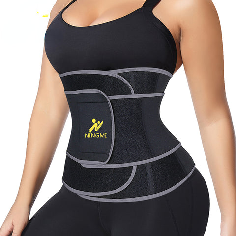 Sweat Belt for Women Waist Trainer Weight Loss Waist Cincher Trimmer Belly Girdles Neoprene Band Slimming Body Shaper by NINGMI