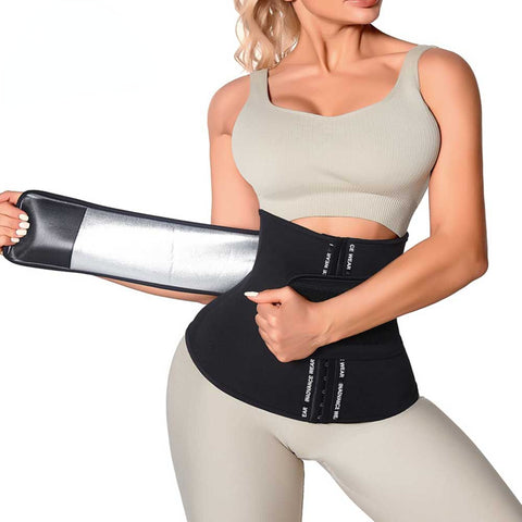 Waist Trainer Sauna Sweat Belt Women Shapers Belly Wrap Corset Gym Waist Trimmer Belts Body Shaper Shapewear Lose Weight by NINGMI