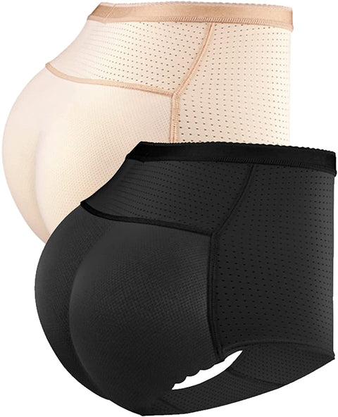 NINGMI Women Butt Lifter Shapewear Briefs Seamless Padded Hip Enhancer Underwear