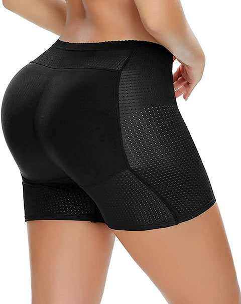 NINGMI Womens Butt Lifter Seamless Hip Enhancer Underwear Booty Pads Shaper Boyshorts