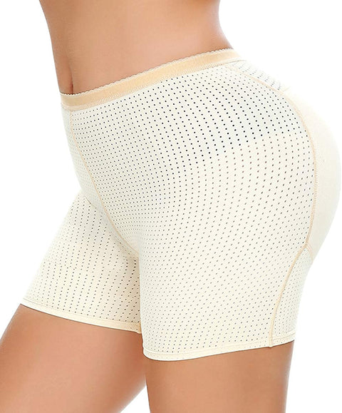 NINGMI Womens Butt Lifter Seamless Hip Enhancer Underwear Booty Pads Shaper Boyshorts