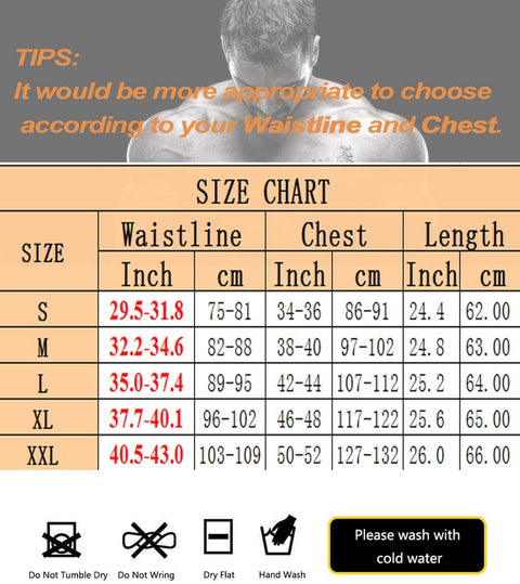 NINGMI Men Neoprene Sweat Shirt Waist Trainer Sauna Suit Weighted Waist Trimmer Vest Workout Sauna Shirt Shapewear