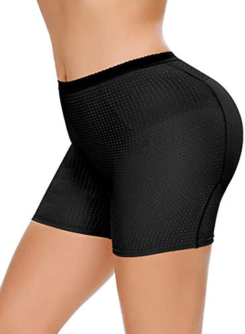 NINGMI Womens Butt Lifter Seamless Hip Enhancer Underwear Booty Pads Shaper Boyshorts
