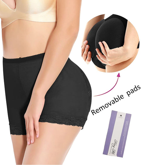NINGMI Women Butt Lifter Padded Shapewear Enhancer Control Panties Body Shaper Underwear