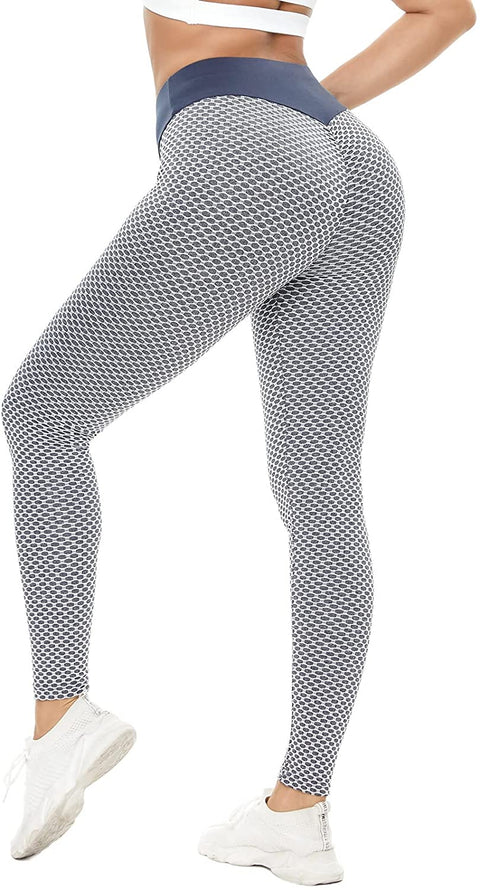 NINGMI Womens Yoga Pants Workout Jeggings Butt Lifting High Waisted Yoga Pants TikTok Seamless Leggins Tummy Control