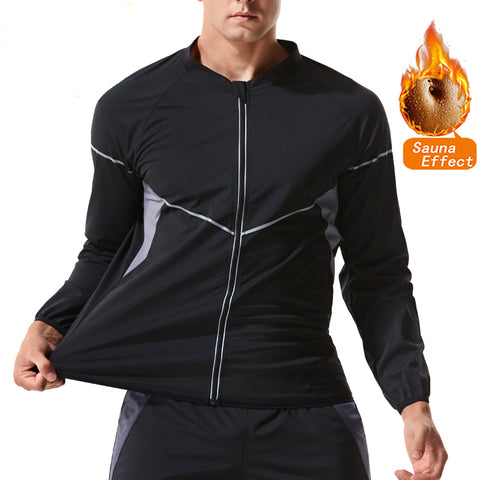 Body Shaper Sauna Tops Waist Trainer Men Zipper Gym Vest Fat Burner Workout Slimming Shirt Sweat Thermal Suit Weight Loss by NINGMI