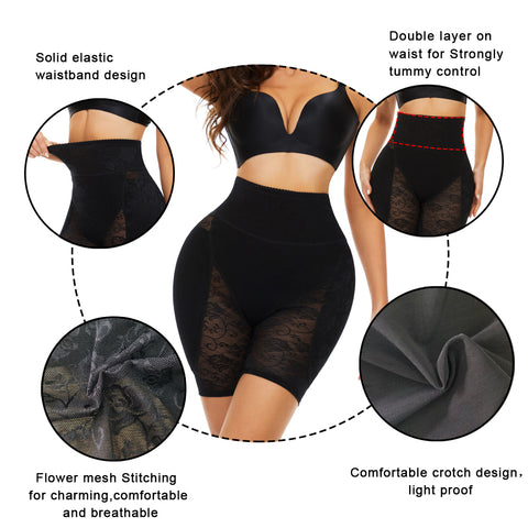 Hip Shapewear Panties Women Butt Lifter Hip Pad Panties Sexy Body Shaper Push Up Panties Shapewear Pad Panties by NINGMI