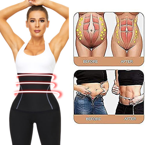Women Waist Trainer Belt for Slimming Girdle Strap Weight Loss Belly Band Corset Waist Cincher Body Shaper Sport Wrap by NINGMI