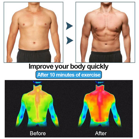Sport Shirts Hot Body Shaper Corset Tracksuit Mens Weight Loss Neoprene Sauna Shapewear Slim Waist Trainer Body Shapers by NINGMI