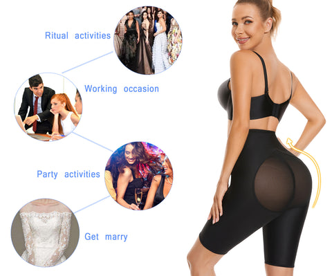 Waist Shapewear for Women High Waist Sexy Panties Tummy Control Shorts Thigh Spanx Flat Tummy Waist Trainer Body Shaper by NINGMI
